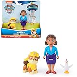 PAW PATROL Hero Pups – Actionfiguren-Set mit 1 Rubble Hundefigur, 1 Bürgermeisterin...